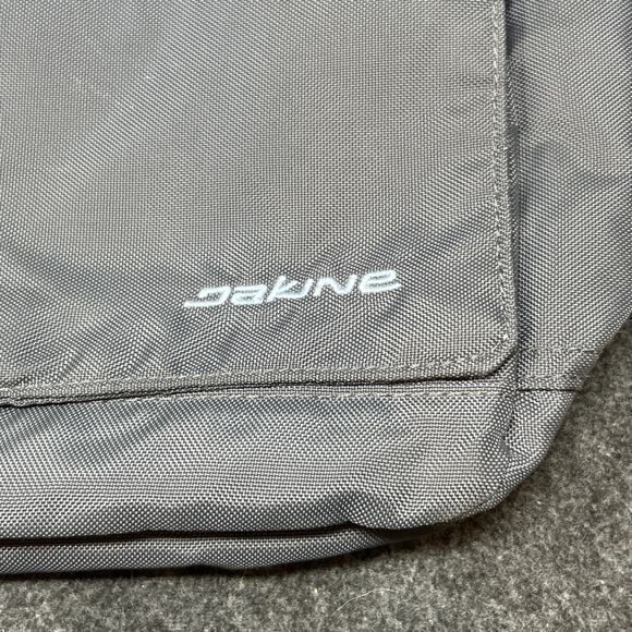 DAKINE Grey Messenger Bag Adjustable Crossbody Nylon USA Made Utility Satchel - Picture 2 of 9